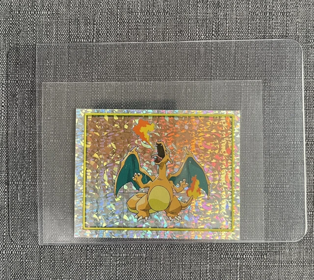 Charizard Merlin Sticker POKEMON STICKERS CHARIZARD Dracaufeu Merlin Séries 2 Holo 121 NM 2000 ...