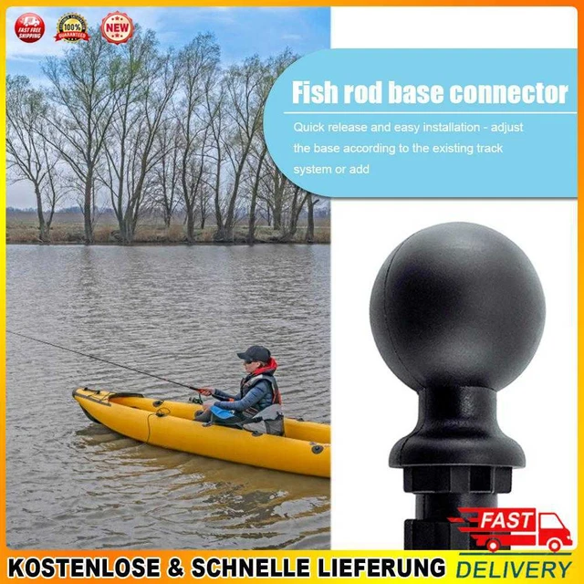 Connettore Per Pagaia Kayak Alomejor - Diametro 28mm, Nero, Per DIY E Canoa - Foto 2