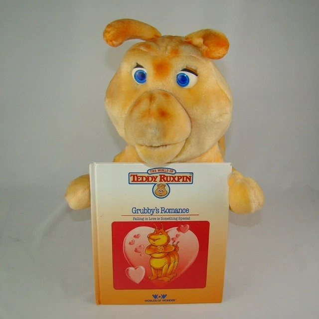VINTAGE TEDDY RUXPIN Talking (UNTESTED) 1985 Grubby Interactive Plush w
