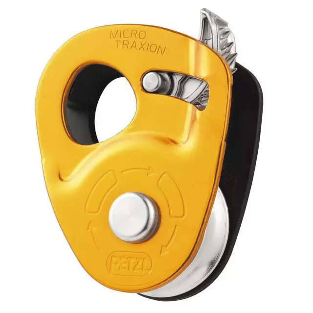 Petzl MICRO TRAXION Rolle Rücklaufsperre Seilrolle Umlenkrolle Höhenarbeit