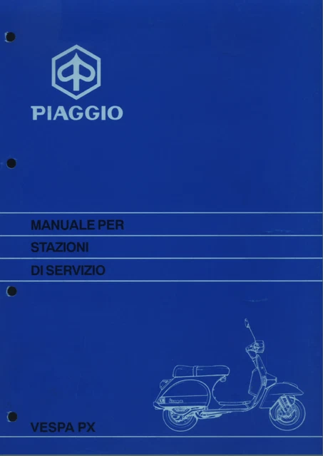 Manuale libretto uso e manutezione per VESPA PX Tutti i modelli