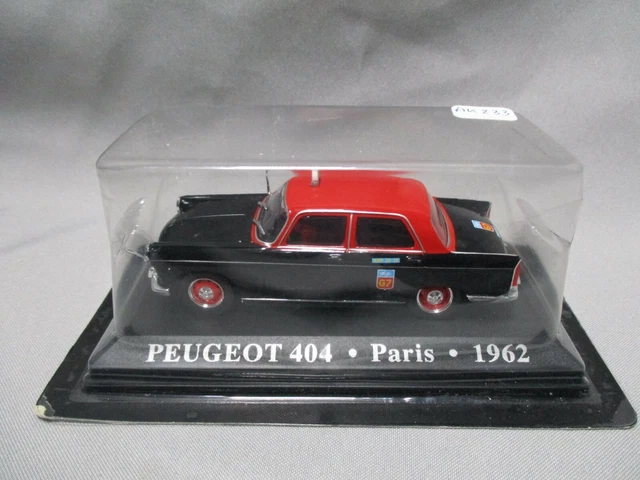 Ak233 Del Prado 1/43 Peugeot 404 Taxi Paris 1962 Ref ??? Bon Etat
