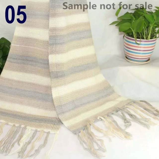 Vendita 500gr NUOVO filato cono per maglieria grosso tessuto a mano lana colorata cashmere 5805 2