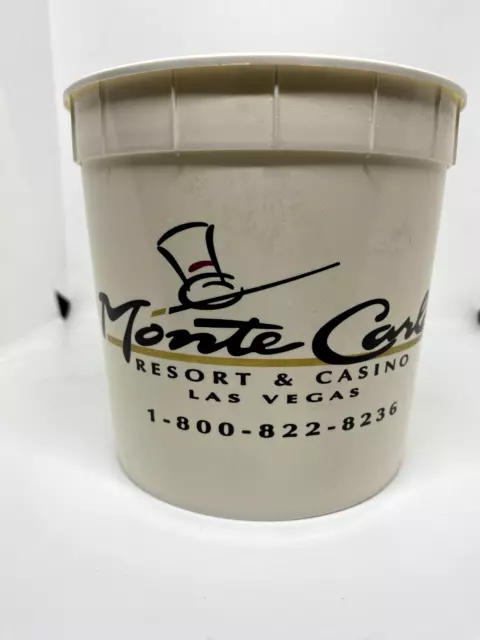 Monte Carlo Las Vegas Coin Bucket Münzbecher Eimer Vintage Jetonbecher Casino