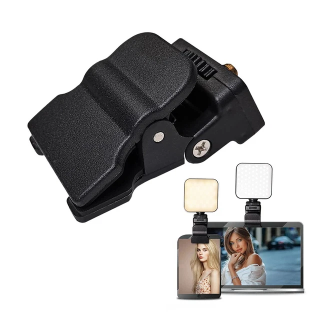 Fill Light Clamp Camera Flash Holder for Universal Tripods with 1/4 Screw Mount