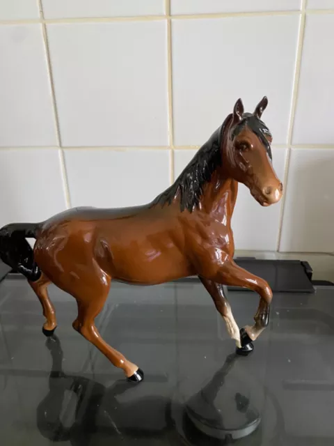 beswick horse spirit of the wind brown gloss