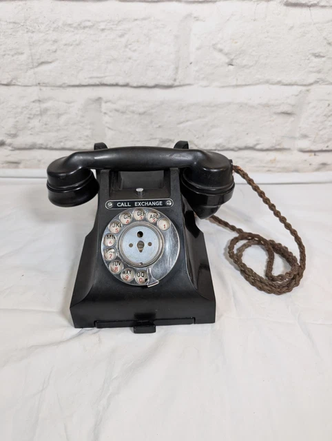 GPO 312F BLACK Bakelite - Call Exchange - Telephone. Excellent ...