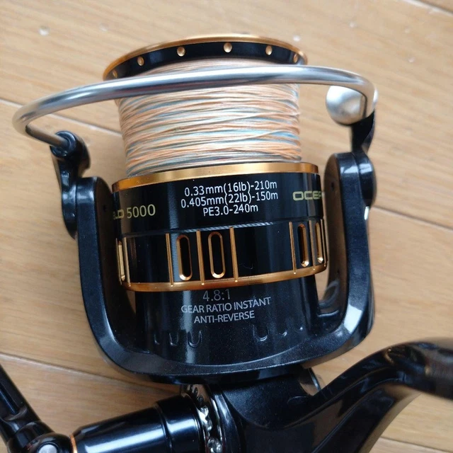 ABU GARCIA OCEANFIELD 5000 Spinning Reel PE3 Line With Spare