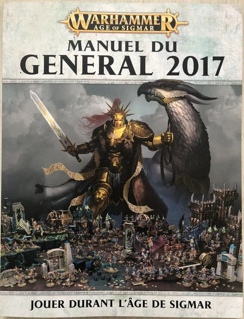 MANUEL DU GÉNÉRAL 2017 warhammer age of sigmar games workshop EUR 11,99