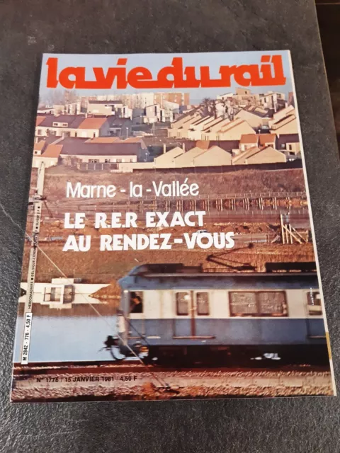 SNCF Revue La Vie Du Rail Numéro 1776 : RER à MARNE LA VALLEE