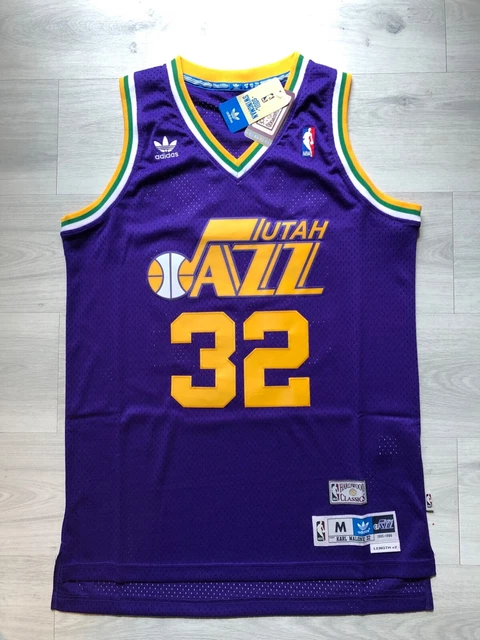Original NBA Trikot Retro M Karl Malone Adidas Utah Jass New and Rare