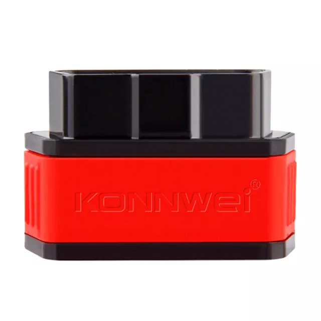 KONNWEI KW903 V1.5 OBD2 autoscanner bluetooth5.0 Elm327 nero + rosso 2