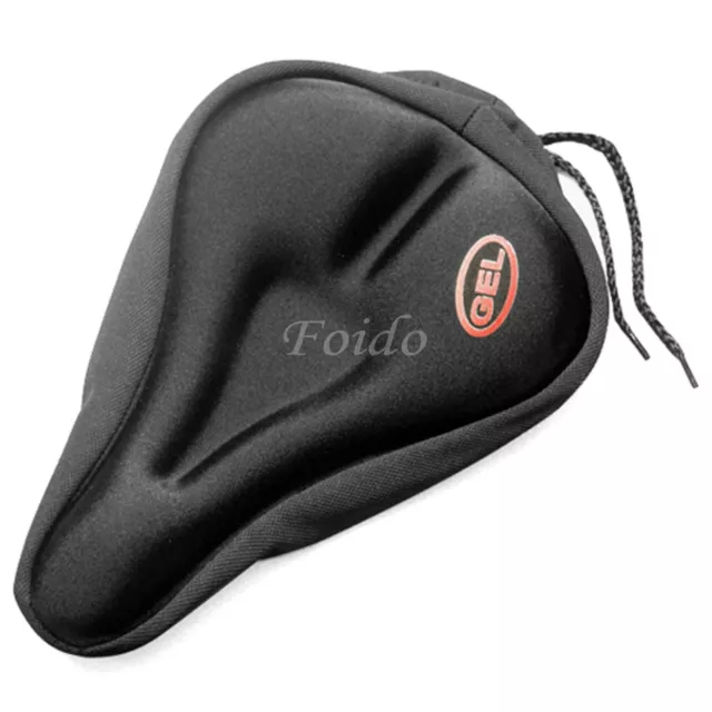 New Bike Bicycle Cycle Extra Comfort Gel Pad Cushion Cover For Saddle Seat Comfy