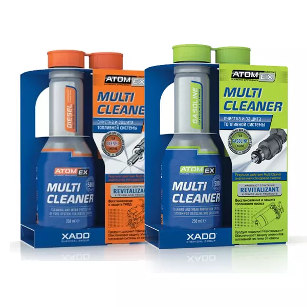 Xado Injectors Cleanser Fuel System Cleanser Petrol Diesel Car Injector