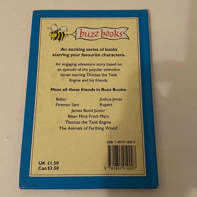 THOMAS THE TANK Engine & Friends Percy Runs Away Buzz Books 1990 ...