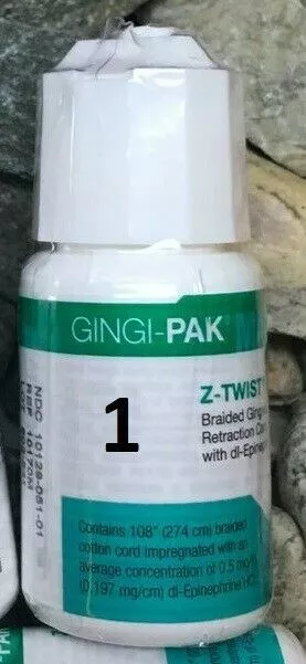 Cordon de rétraction gingivale dentaire Gingi-Pak Max Z-Twist Taille 1