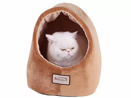 Armarkat Cat Bed, 18-Inch Long, Brown
