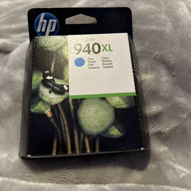 New Genuine HP 940XL High-Capacity Cyan Ink Cartridge C4907AE