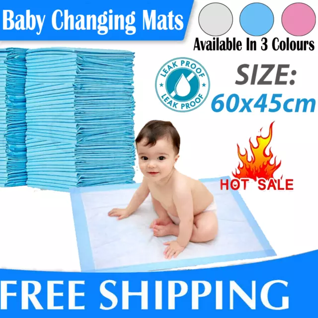 1-200x Disposable Baby Changing Pads DOG Mat Travel Disposable Waterproof Diaper