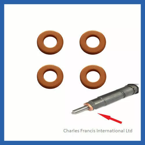 For Ford Mondeo IV 1.8 TDCI Diesel Common Rail Injector Seal / Washer x 4