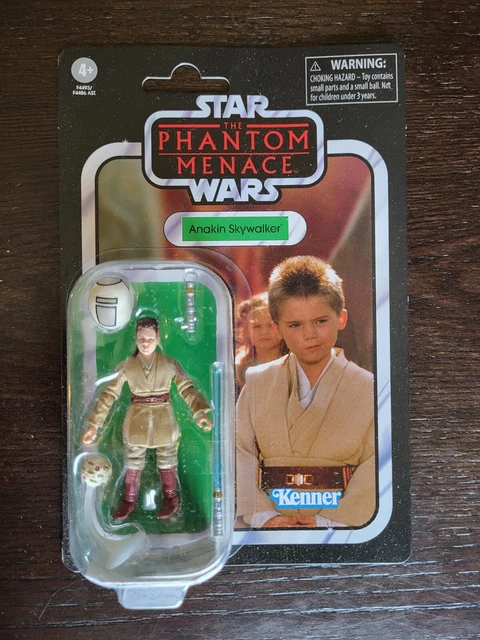 Star Wars Hasbro The Vintage Collection Anakin Skywalker Toy VC80, 9.5 cm-Scale The Phantom Menace Action Figure, Toys Kids 4 And Up, Multicolore