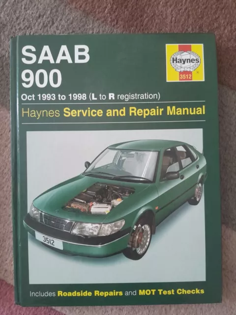 Haynes Manual 3512 Saab 900 1993-98 3 & 5 Door