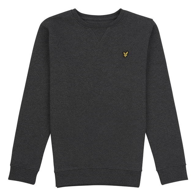 Felpa Lyle & Scott Boys Classica Collo Crew (grigio antracite marle, 8-9 anni)