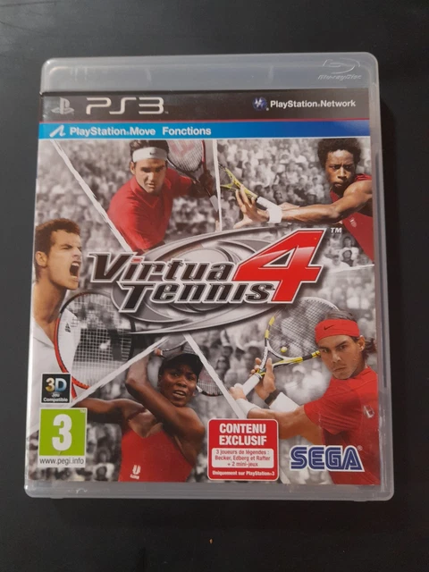 Jeu VIRTUA TENNIS 4 pour Sony PS3 Playstation 3.
