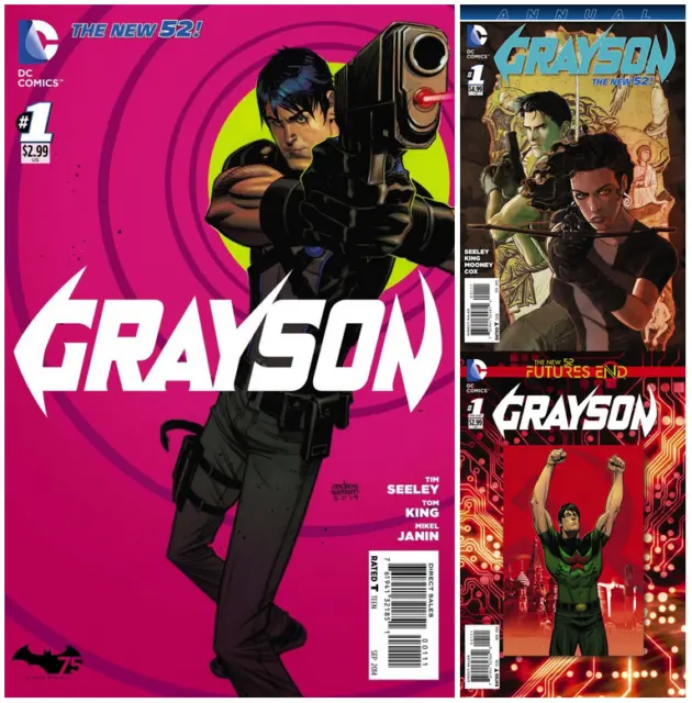 Grayson U PICK comic 1 2 3 4 5 6 7 8 9 10 11 12 13-20 VF/NM Annual 2014 DC z801