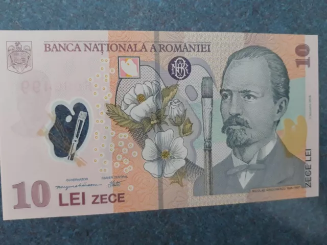 2020- Romania 10 Lei Banknote Unc.Polymer