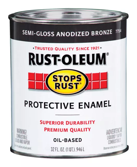 Rust-Oleum 7754502 173 sq. ft. Coverage Oil-Based Protective Paint 1 qt.