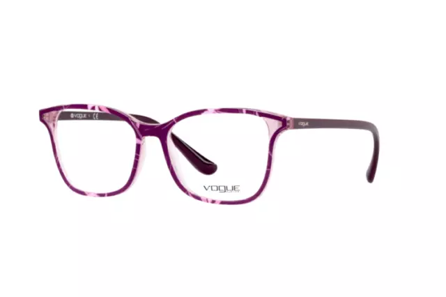 New Vogue Vo 5256 2699 Clear Purple Authentic Eyeglasses Rx Womens 53-16-140 Mm