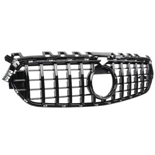 Grille Pare-Chocs Avant Style Panamericana GT | Pour Mercedes Classe C W205 2015-2018 | ABS Noir