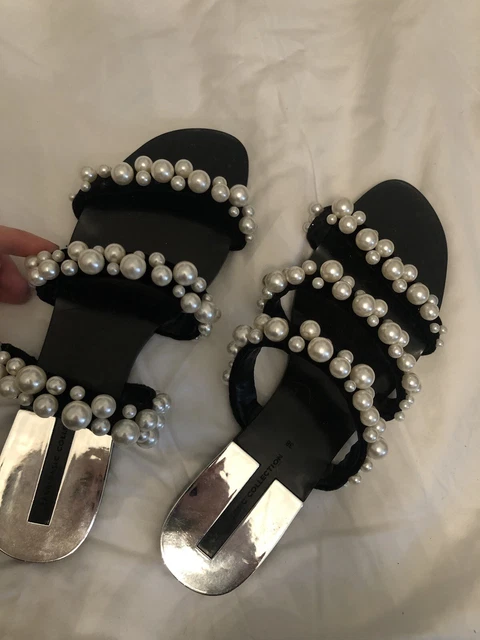 ZARA PEARL SANDALS 39.99 PicClick UK