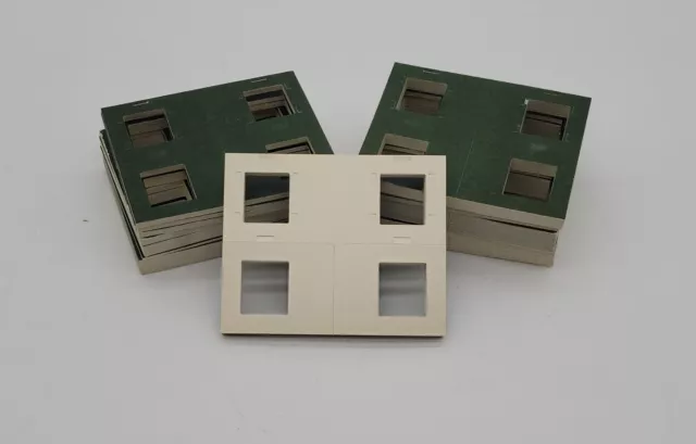 NOS Set of 125 Stereo Realist 3D Heat Seal Transparency Cardboard Slide Mounts