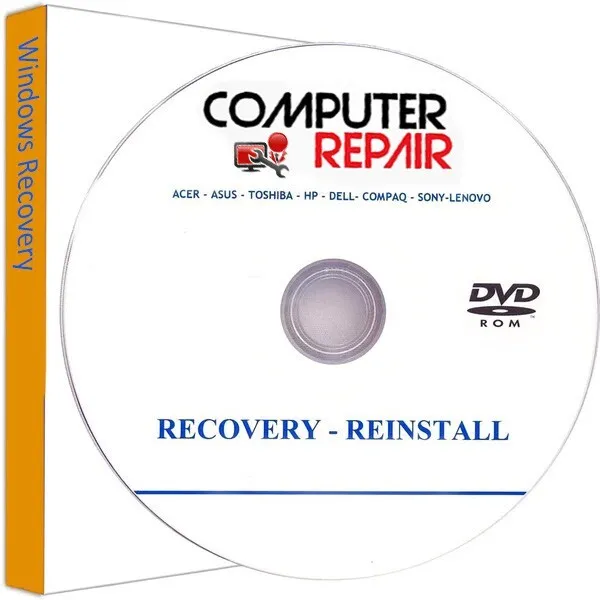 PC Laptop Computer Repair Herins DVD Restore Recovery Fix