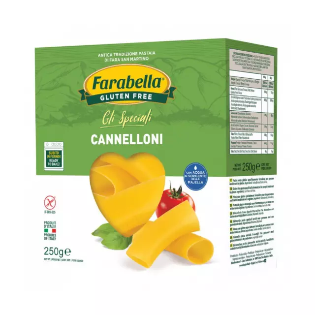 Pasta Farabella Gli Speciali Senza Glutine Cannelloni Pacco da 250 g