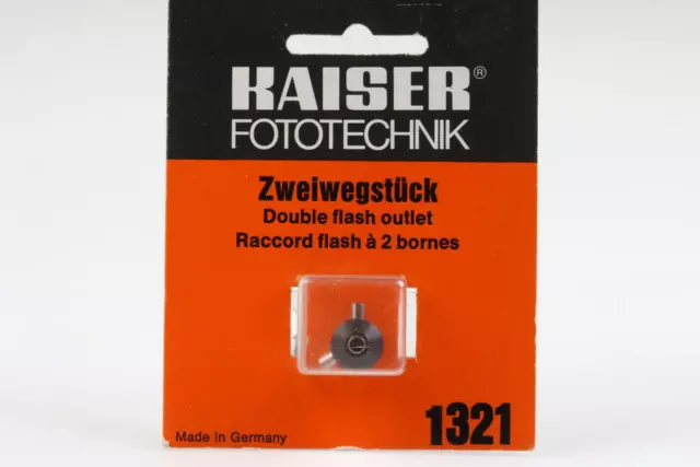 Conector de flash de dos vías KAISER