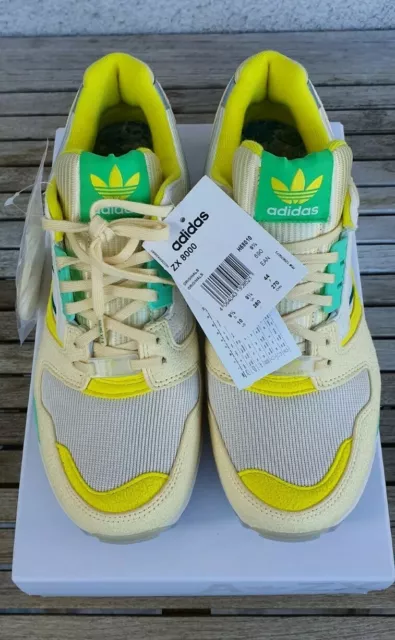Adidas ZX 8000 Torsion Frozen Lemonade H68010 Citrus Lemon Neu 44 UK9,5 Zx8000