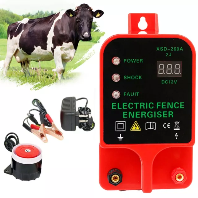 DC 12V Multipurpose Electric Fence Energizer Prevent Poultry Control for Farm