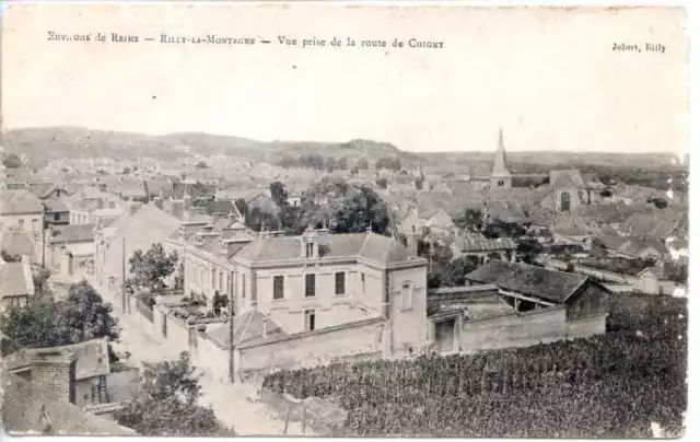 Cp 51 Marne - Rilly La Montagne - Vue Prise De La Route De Chigny