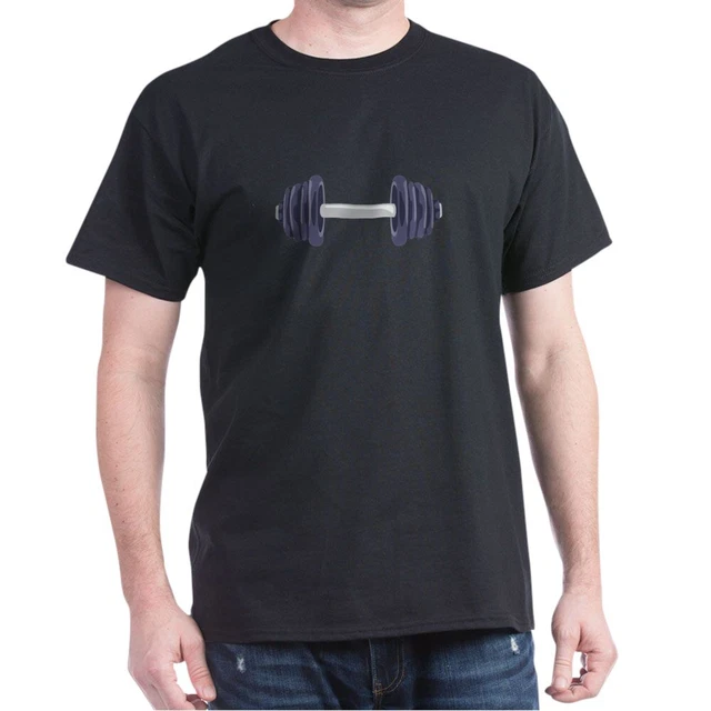 CafePress Iron Weights T Shirt 100% Cotton T-Shirt (1262652342)