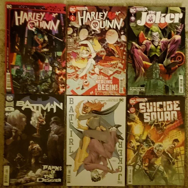 DC Comics Lot Harley Quinn 1 Joker 1 Suicide Squad 1 Batman 92 Batgirl 47