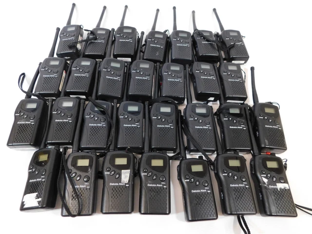 Dakota Alert M538-HT Handheld 2-Way MURS Radios (lot of 29, being sold as-is)