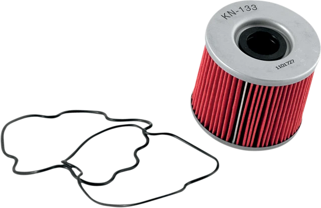 K&N Powersports Ölfilter KN-133 - Kartusche 72x63mm Kompatibel Mit Suzuki Motorrädern