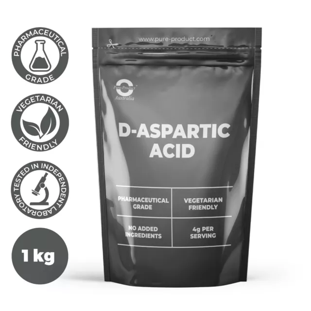 1Kg Pure D-Aspartic Acid Powder Daa Testosterone Booster