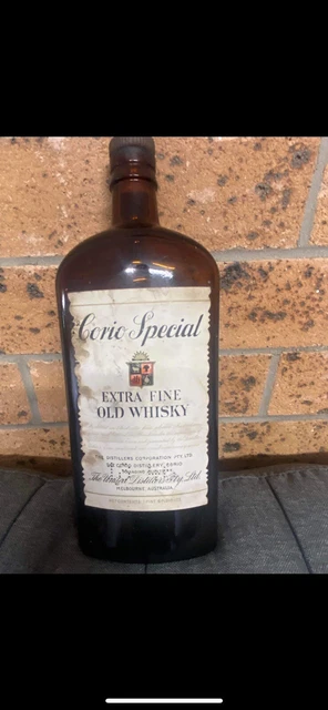 Corio Special EXTRA FINE OLD WHISKY CORIO BOTTLE OLD Australian