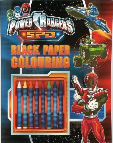DISNEY &POWER RANGERS& Black Paper Colouring (Disney Colour Acti £148. ...