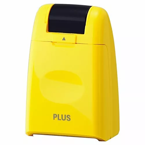 PLUS Kespon Guard Your Id Roller Stamp Yellow JAPAN IMPORT