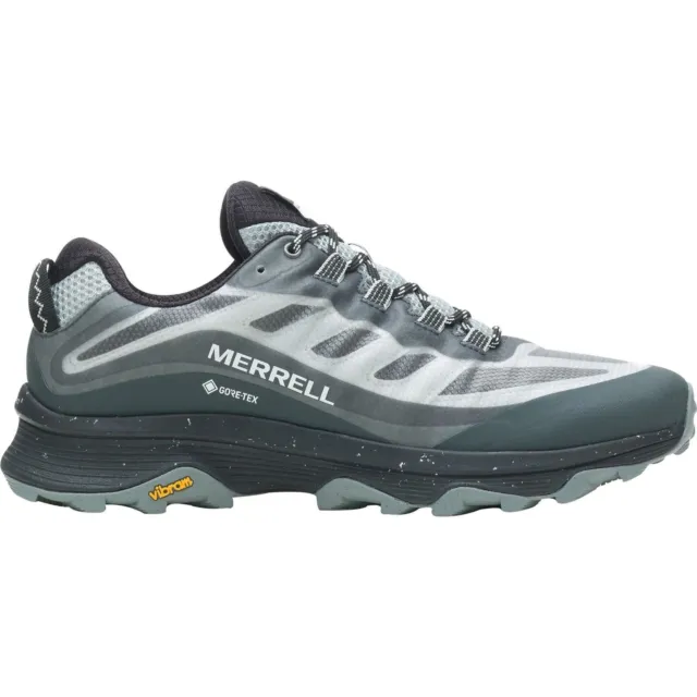 Merrell Mens Moab Speed GTX Walking Shoes Trainers Outdoor Hiking Comfort - Grey